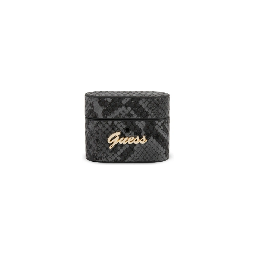 Hurtownia GSM - Etui Guess GUACAPPUSNSMLBK Apple AirPods Pro kryt černý/black Python Collection - GUE562BLK - {ean13} - Hurt