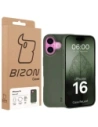 Etui z recyklingu Bizon Case ReLeaf do Apple iPhone 16 ciemnozielone