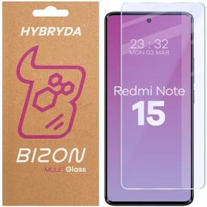 Elastyczne szkło hybrydowe Bizon Glass Mule do Xiaomi Redmi Note 15 4G / 5G