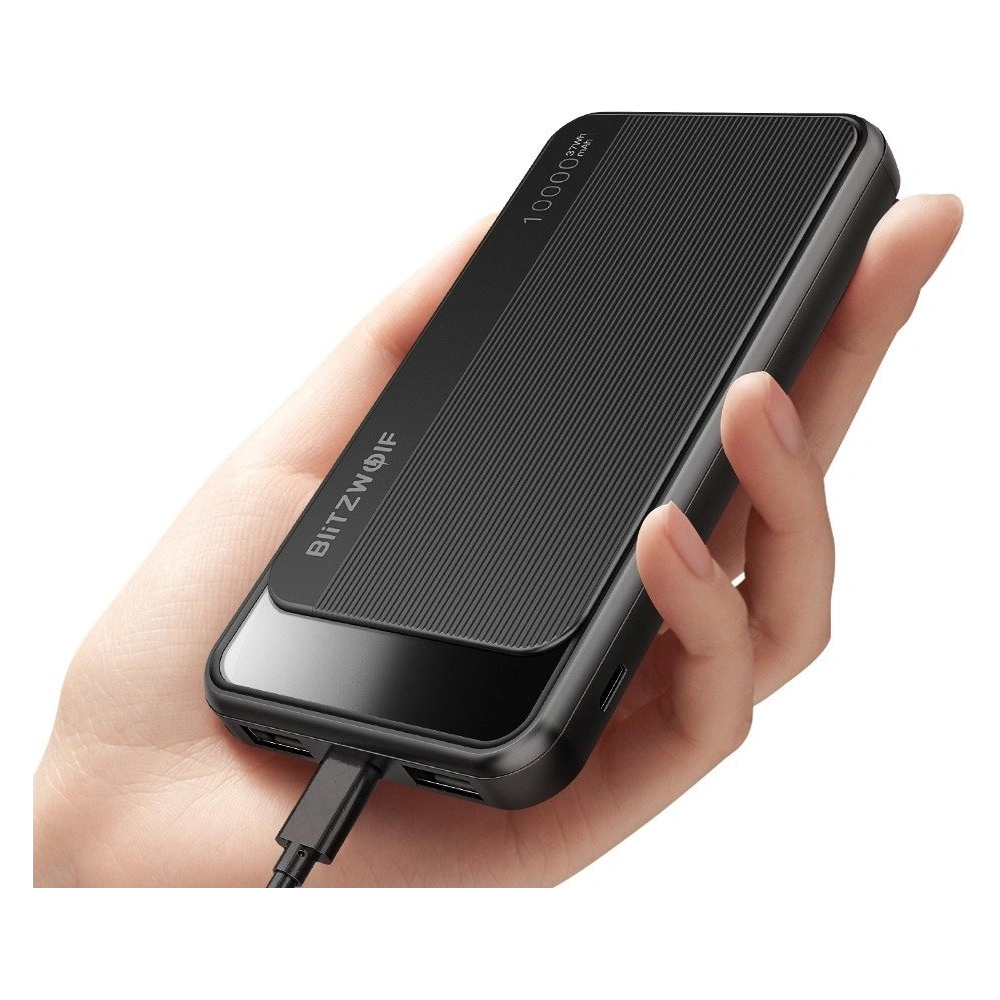 Hurtownia GSM - Powerbank BlitzWolf BW-P12, 10000mAh, QC 3.0, PD, 3A, 22.5w (černý) - BLZ275BLK - {ean13} - Hurt