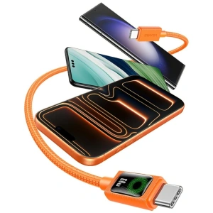 Kabel USAMS SJ773 PD 60W USB-C / USB-C 1.2m pomarańczowy