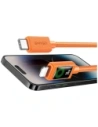 Kabel USAMS SJ774 PD 30W USB-C / Lightning 1.2m pomarańczowy