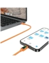Kabel USAMS SJ774 PD 30W USB-C / Lightning 1.2m pomarańczowy