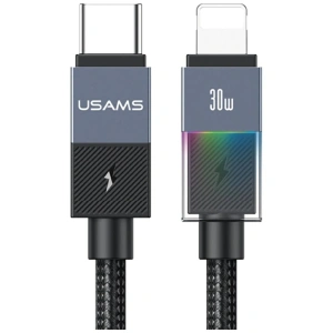 Kabel USAMS SJ776 PD 30W USB-C / Lightning 1.2m tarnish