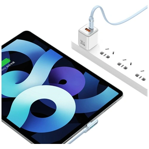 Kabel USAMS US-SJ653 PD 100W USB-C / USB-C 1.2m biały