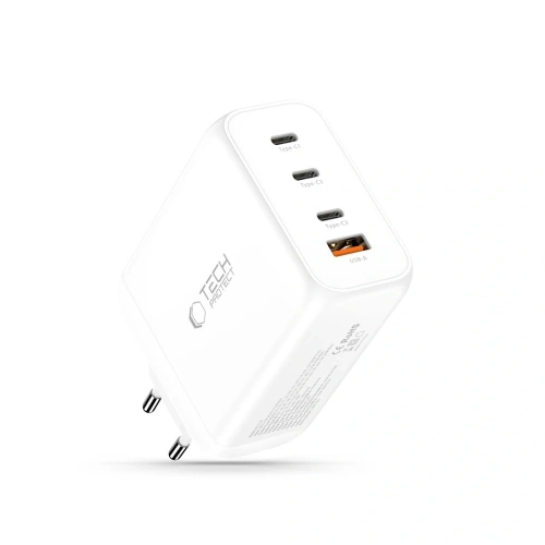 Ładowarka sieciowa Tech-Protect NC200W-GAN 4-port Network Charger PD 200W / QC3.0 White