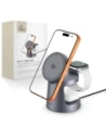 Ładowarka indukcyjna Tech-Protect QI2.2-25W-A48 3in1 Magnetic MagSafe Wireless Charger Dark Grey