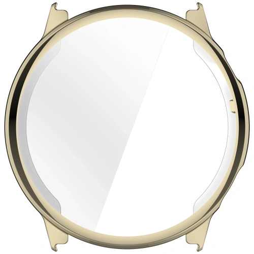 Etui z osłoną ekranu Bizon Case Watch Felipe do Garmin Venu 4 41mm złote