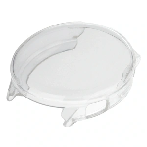 Etui z osłoną ekranu Bizon Case Watch Felipe do Garmin Venu 4 45mm przeźroczyste