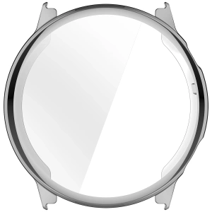 Etui z osłoną ekranu Bizon Case Watch Felipe do Garmin Venu 4 41mm srebrne