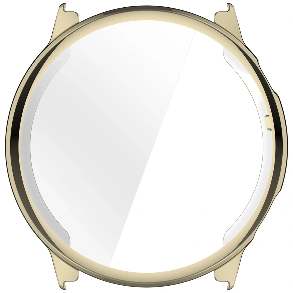 Etui z osłoną ekranu Bizon Case Watch Felipe do Garmin Venu 4 45mm złote