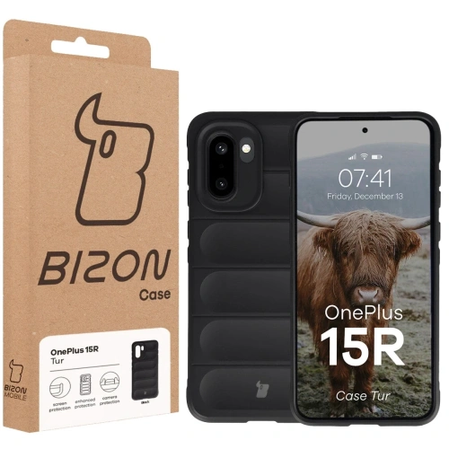 Pancerne etui Bizon Case Tur do OnePlus 15R czarne