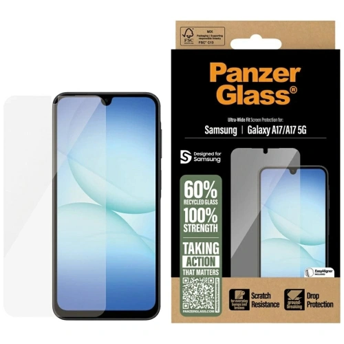 Szkło hartowane PanzerGlass Ultra-Wide Fit EasyAligner do Samsung Galaxy A17 / A17 5G