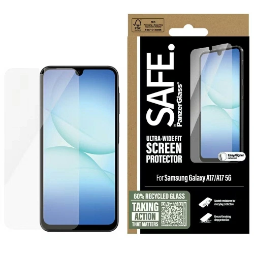 Szkło hartowane SAFE by PanzerGlass Ultra-Wide Fit do Samsung Galaxy A17 / A17 5G
