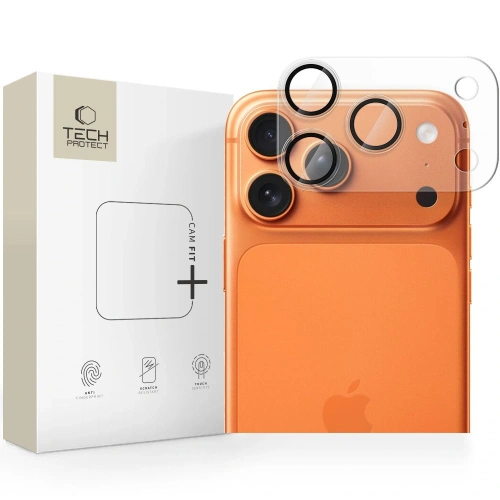 Osłona aparatu Tech-Protect Camfull Fit+ do Apple iPhone 17 Pro Max Matte Clear