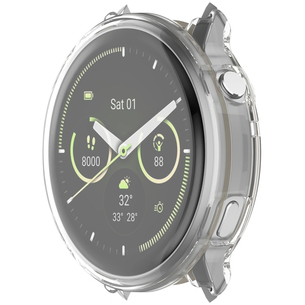 Etui z osłoną ekranu Bizon Case Watch Felipe do Garmin Venu 4 41mm przezroczyste