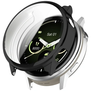 Etui z osłoną ekranu Bizon Case Watch Felipe do Garmin Venu 4 45mm czarne