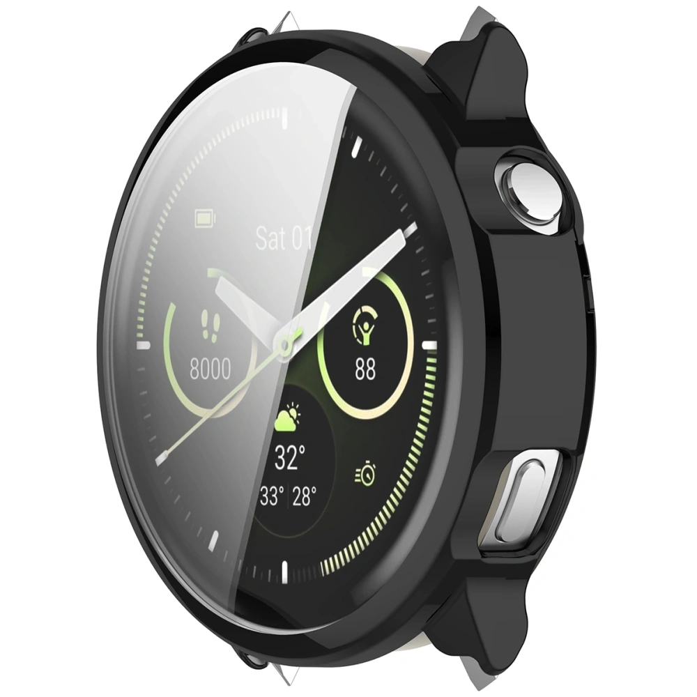Etui z osłoną ekranu Bizon Case Watch Felipe do Garmin Venu 4 45mm czarne