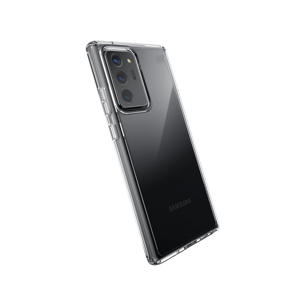 Etui Speck Presidio Perfect-Clear Samsung Galaxy Note 20 Ultra s povrchovou úpravou MICROBAN (Čirý/Čirý)
