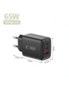 Ładowarka sieciowa Tech-Protect NCA65W-GAN USB-A, 2xUSB-C Network Charger PD 65W / QC3.0 Black