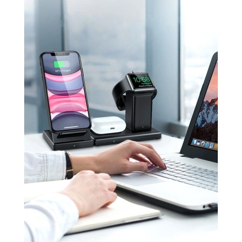 Stacja ładująca 3w1 ESR Wireless Charging Station Black
