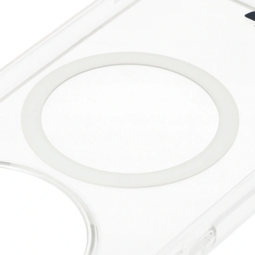 Etui z pierścieniem magnetycznym Bizon Case CrystalO do Honor Magic8 Lite przezroczyste