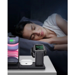 Hurtownia GSM - Stacja ładująca 3w1 ESR Wireless Charging Station Black - ESR206BLK - {ean13} - Hurt