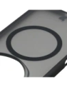 Etui z pierścieniem magnetycznym Bizon Case MatteO do Honor Magic8 Pro przydymione-czarne