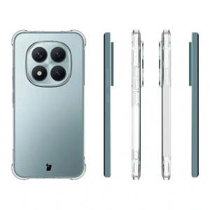 Elastyczne etui Bizon Case Salpa do Xiaomi Redmi Note 15 Pro+ Plus 5G / POCO M8 Pro 5G przezroczyste