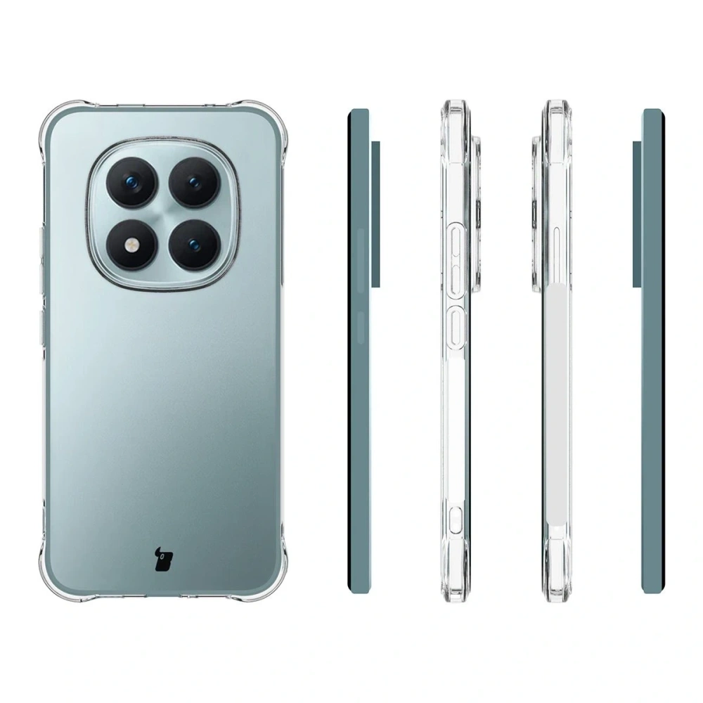 Elastyczne etui Bizon Case Salpa do Xiaomi Redmi Note 15 Pro+ Plus 5G / POCO M8 Pro 5G przezroczyste