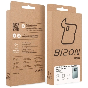 Elastyczne etui Bizon Case Salpa do Xiaomi Redmi Note 15 Pro+ Plus 5G / POCO M8 Pro 5G przezroczyste