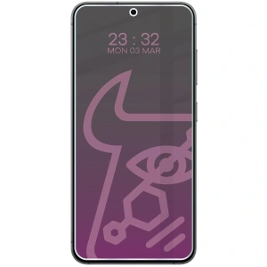 Prywatyzujące szkło hybrydowe Bizon Glass Mule Shadow do Samsung Galaxy S24 matowe