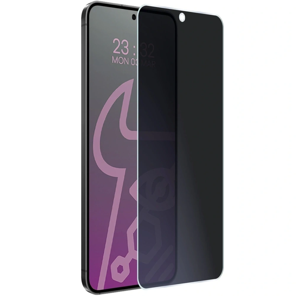 Prywatyzujące szkło hybrydowe Bizon Glass Mule Shadow do Samsung Galaxy S24 matowe