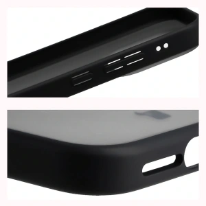 Etui Bizon Case Angelo do Xiaomi 17 przydymione z czarną ramką