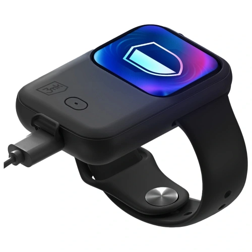 Etui 3MK Endurance Powerbank Case do Apple Watch 44/45mm 2.5W 1200mAh USB-C czarny