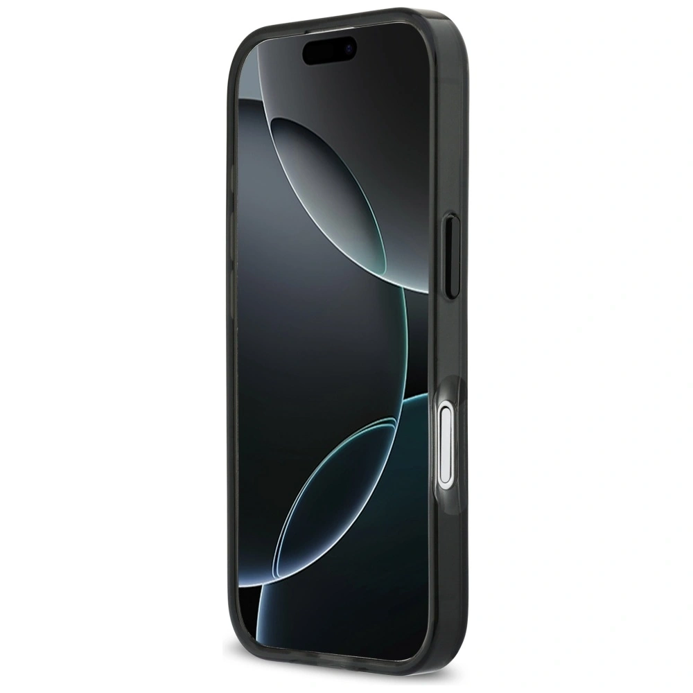 Etui BMW M IML Metal Buttons Tricolor Lines MagSafe do Apple iPhone 17 czarny