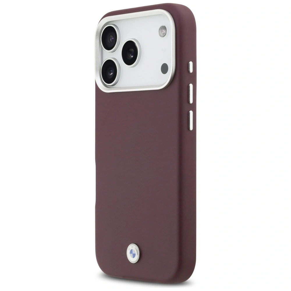 Etui BMW Sign Full Wrapped Metal MagSafe do Apple iPhone 17 Pro czerwony