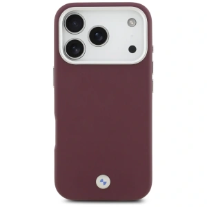 Etui BMW Sign Full Wrapped Metal MagSafe do Apple iPhone 17 Pro czerwony