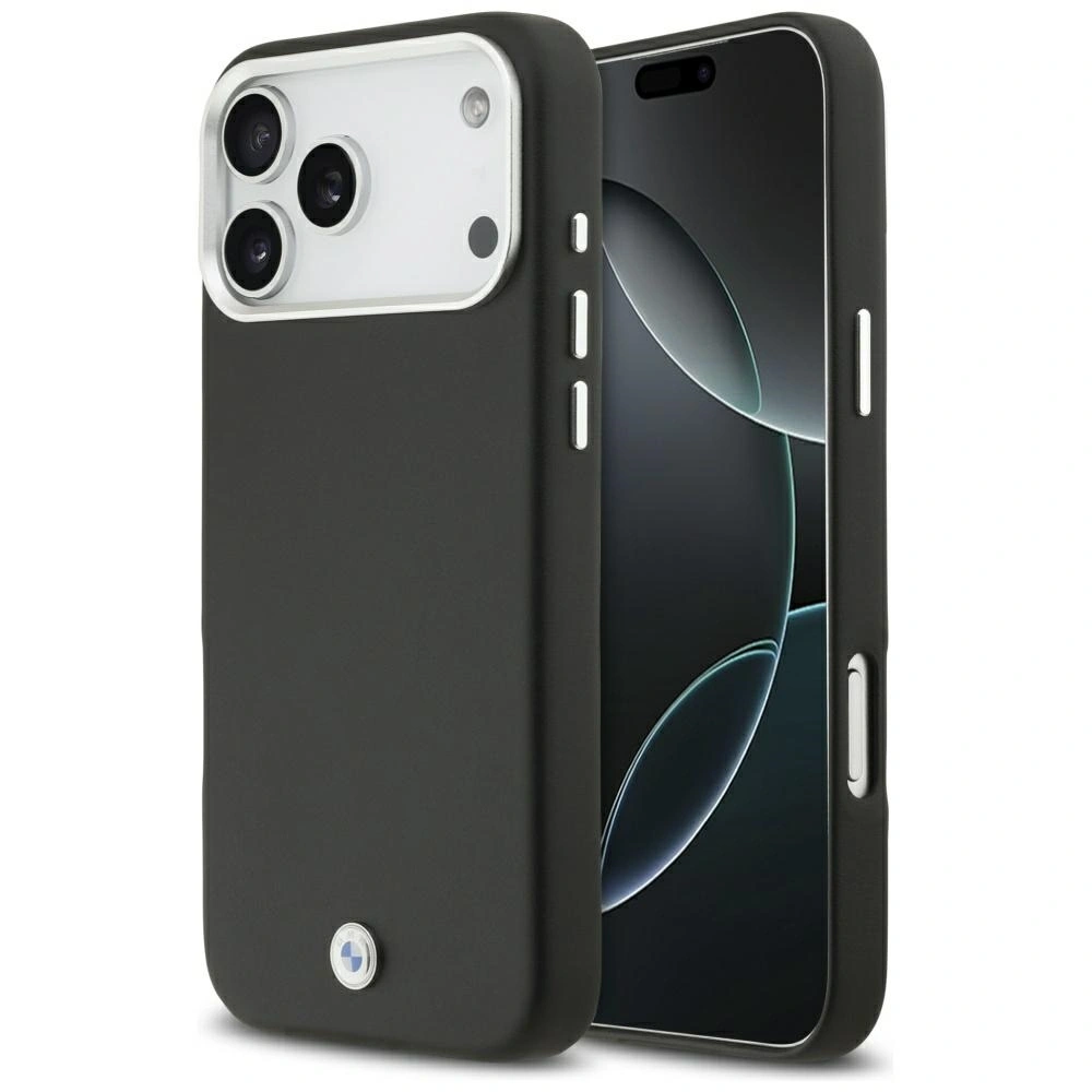 Etui BMW Sign Full Wrapped Metal MagSafe do Apple iPhone 17 Pro Max czarny