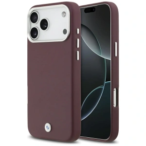 Etui BMW Sign Full Wrapped Metal MagSafe do Apple iPhone 17 Pro Max czerwony