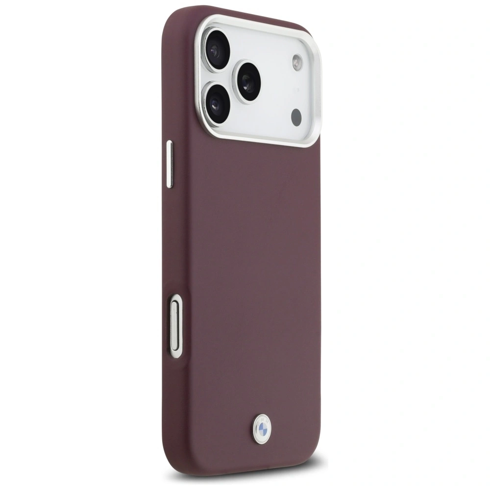 Etui BMW Sign Full Wrapped Metal MagSafe do Apple iPhone 17 Pro Max czerwony