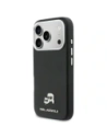 Etui Karl Lagerfeld Karl & Choupette Head Pins Saffiano MagSafe do Apple iPhone 17 Pro czarny