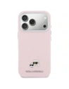 Etui Karl Lagerfeld Karl & Choupette Head Pins Saffiano MagSafe do Apple iPhone 17 Pro Max różowy
