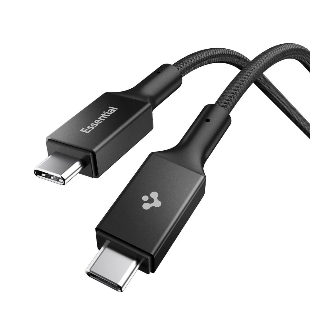 Kabel Spigen EB10015CC Essential USB-C Cable 100W 150cm Black