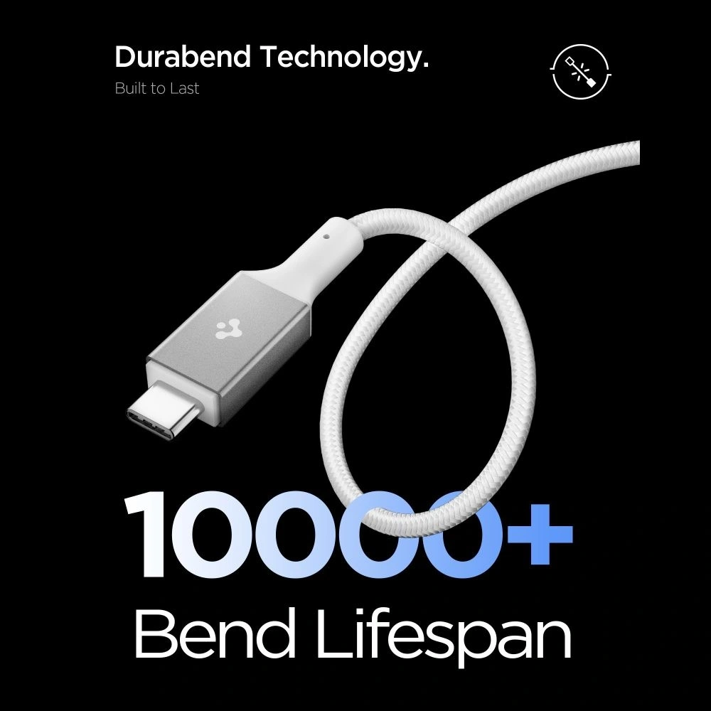 Kabel Spigen EB10015CC Essential USB-C Cable 100W 150cm White