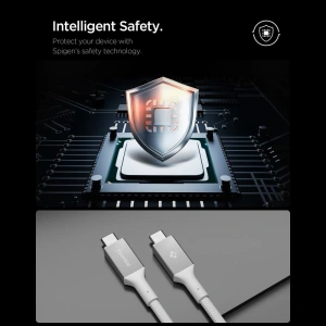 Kabel Spigen EB10015CC Essential USB-C Cable 100W 150cm White