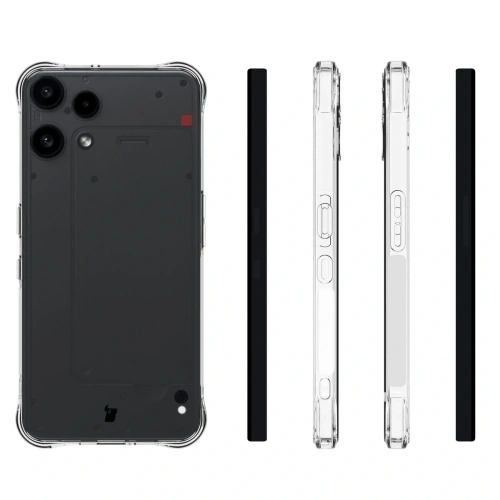 Elastyczne etui Bizon Case Salpa do Nothing Phone (3a) Lite przezroczyste