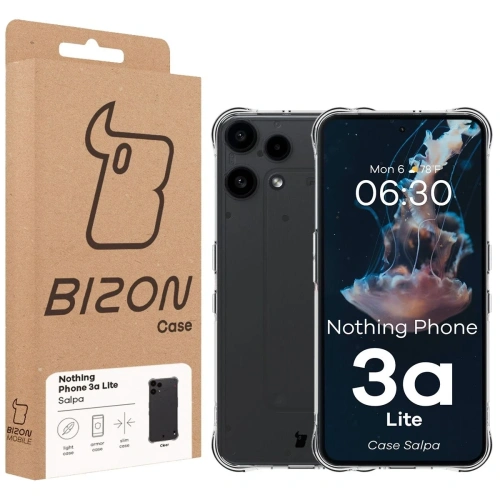 Elastyczne etui Bizon Case Salpa do Nothing Phone (3a) Lite przezroczyste
