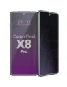 Prywatyzujące szkło hybrydowe Bizon Glass Mule Shadow do Oppo Find X8 Pro matowe