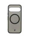 Etui z pierścieniem magnetycznym + szkło hartowane Bizon MatteO Pack do Google Pixel 10 / 10 Pro przydymione-czarne